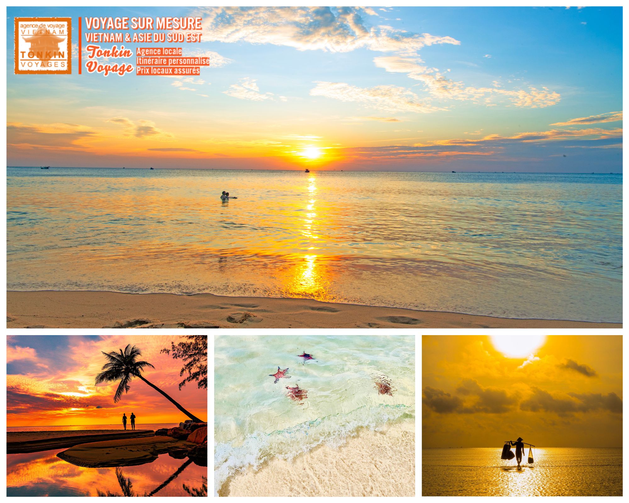 Plages du Vietnam : o&ugrave; aller et quand partir ? guide pratique avec l'agence locale Tonkin Voyage 